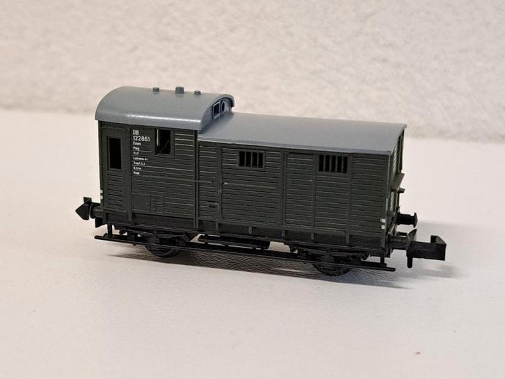 Minitrix goederenwagon, Hobby en Vrije tijd, Modeltreinen | N-Spoor, Zo goed als nieuw, Wagon, Gelijkstroom, Trix, Ophalen of Verzenden