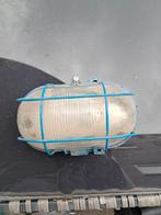 Vintage Industriële Lamp met Beschermkooi, Ophalen of Verzenden, Gebruikt, Industrieel