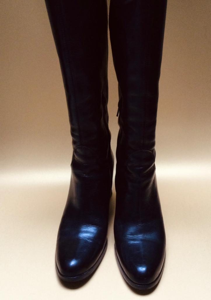 Hoge laars zwart 37 Roberto D’angelo, Kleding | Dames, Schoenen, Zo goed als nieuw, Hoge laarzen, Zwart, Verzenden