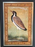 Wanddeco 64*93cm in mooie lijst - vogel, Ophalen, Zo goed als nieuw, Schilderij, 75 cm of meer
