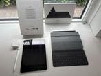 iPad 9e gen 64GB + Pencil + Keyboard Folio, Apple iPad, Zwart, Zo goed als nieuw, 64 GB