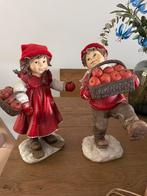 Jongen en meisje met appels, Ophalen of Verzenden, Zo goed als nieuw