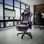 Nieuw-Gamestoel-Zwart Paars, Ophalen, Gaming bureaustoel, Paars, Nieuw