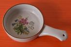 Retro vintage jaren 70 Wildflower schaaltje met steel, Keramiek, Ophalen of Verzenden, Overige stijlen, Schaal of Schalen