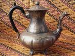 Mooie antieke silverplate theepot uit Engeland 20,8 cm. 1900, Ophalen of Verzenden