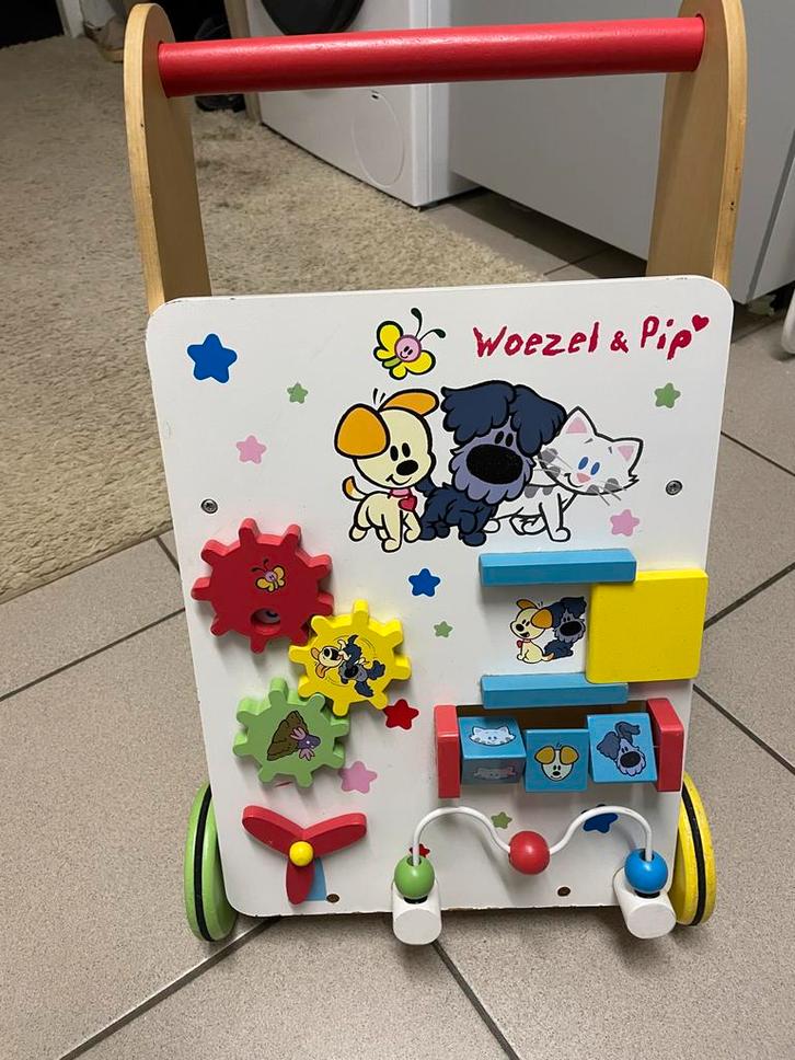 Woezel en Pip Loopwagentje, Kinderen en Baby's, Speelgoed | Babyspeelgoed, Gebruikt, Overige typen, Met wieltjes, Ophalen