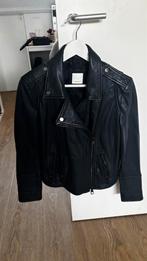 Hugo Boss leren jasje blauw, Kleding | Heren, Ophalen of Verzenden, Zo goed als nieuw, Blauw