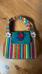 Kindertas bloemdetails en rits, Ophalen of Verzenden, Zo goed als nieuw