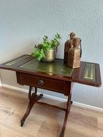 Bevan Funell antieke bijzettafel (met ingelegd leer), Ophalen, Gebruikt, 50 tot 100 cm, Engels