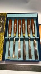 Marples gutsenset in doos ( gutsen beitels houtsnijden ), Antiek en Kunst, Antiek | Gereedschap en Instrumenten, Ophalen of Verzenden