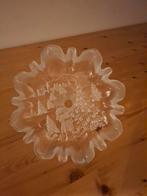 Walther Glass Mikasa Bonbon Schaal - Kerstverhaal, Ophalen, Schaal, Rond, Glas