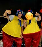 Olijke tweeling inclusief pruik,pet en bril, Carnaval, Overige maten, Ophalen of Verzenden, Kleding
