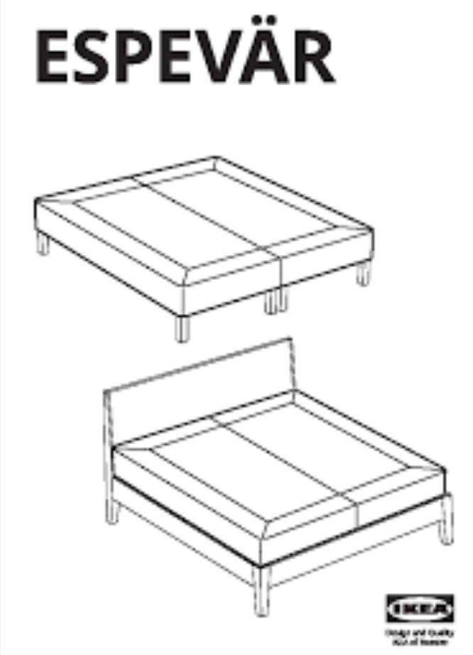 Bed IKEA Espevar boxspring 160 x 200 sage green, Huis en Inrichting, Slaapkamer | Bedden, Zo goed als nieuw, Tweepersoons, 160 cm