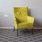 2 Montis Charly fauteuils Limegroen , zwart frame, Huis en Inrichting, Fauteuils, Niet ingevuld, Niet ingevuld, Leer, Ophalen of Verzenden