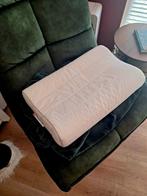 Twee ergonomische kussens, Huis en Inrichting, Slaapkamer | Beddengoed, Eenpersoons, Wit, Ophalen of Verzenden, Zo goed als nieuw