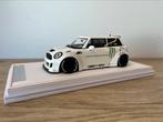 Mini Cooper LBWK Monster wit Ivy models 1:18 39 stuks, Hobby en Vrije tijd, Modelauto's | 1:18, Nieuw, Overige merken, Ophalen of Verzenden