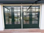 2 openslaande deuren en 2 vaste compleet met hang sluitwerk, Doe-het-zelf en Verbouw, Kozijnen en Schuifpuien, Ophalen, Deurkozijn