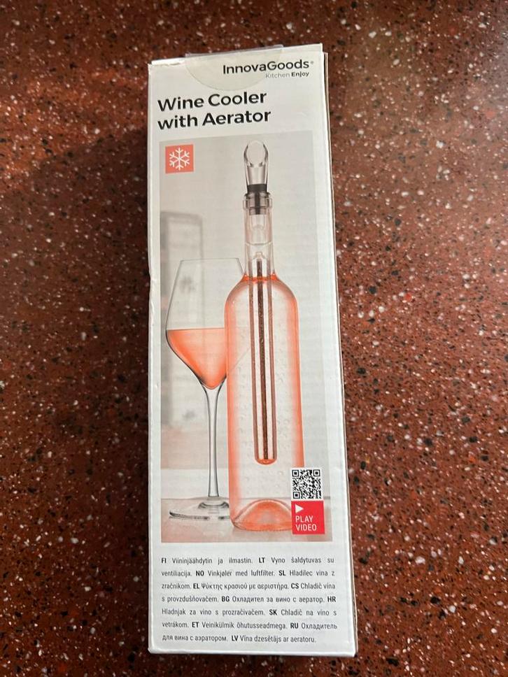 InnovaGoods Wijnkoeler met Beluchter, Huis en Inrichting, Keuken | Keukenbenodigdheden, Nieuw, Ophalen of Verzenden