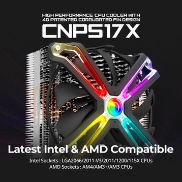 Zalman CNPS17X CPU Processor koeler voor Intel en AMD