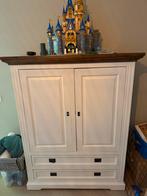 Landelijk Wit Meubelset: Kast, Tafel, Stoelen, Tv meubel, Ophalen, 100 tot 150 cm, Zo goed als nieuw, 150 tot 200 cm