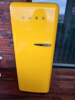 Gele Smeg Koelkast met vriesvak 28LYW5 Linksdraaiend ., Witgoed en Apparatuur, Koelkasten en IJskasten, Ophalen, 150 tot 200 liter
