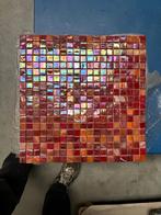 rood parelmoer glas mozaiek tegels 15mm, Ophalen, Overige materialen, Wandtegels, Nieuw