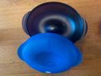 Tupperware Micro Pop Ovaal 2L - Magnetronkom, Ophalen of Verzenden, Nieuw, Blauw, Bak of Kom