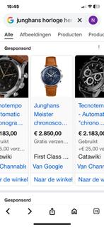 Junghans Meister Chronoscope Herenhorloge, Sieraden, Tassen en Uiterlijk, Horloges | Heren, Staal, Polshorloge, Ophalen, Overige merken