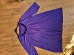 Paarse lange top met lovertjes mt 52, Verzenden, Gedragen, Paars, Shirt of Top