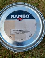 Rambo pantserlak vloer whitewash 0777 2,5 L (beetje uit pot), Minder dan 5 liter, Ophalen, Wit, Lak