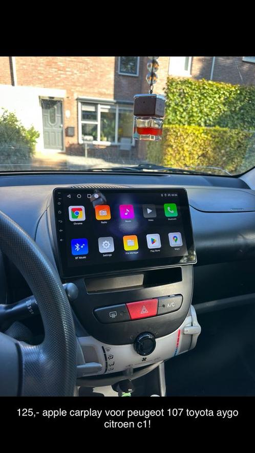 Peugeot 107 citroen c1 toyota aygo navigatie scherm carplay, Auto diversen, Autonavigatie, Ophalen of Verzenden
