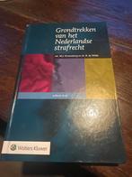 Grondtrekken van het Nederlandse strafrecht, Boeken, Studieboeken en Cursussen, Ophalen of Verzenden, Alpha, Gelezen, HBO
