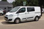 Ford Transit Custom 2.2 TDCI L1H1 Trend DC 6-persoons!, Auto's, Bestelauto's, Voorwielaandrijving, Euro 5, Gebruikt, 4 cilinders