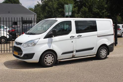 Ford Transit Custom 2.2 TDCI L1H1 Trend DC 6-persoons!, Auto's, Bestelauto's, Te koop, ABS, Airconditioning, Alarm, Bochtverlichting