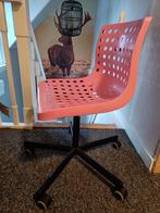 Bureaustoel zwart en roze (Ikea), Huis en Inrichting, Stoelen, Ophalen of Verzenden, Zwart