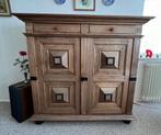Robuuste eikenhouten kast, Huis en Inrichting, Kasten | Buffetkasten, Ophalen, 25 tot 50 cm