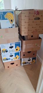 Gratis af te halen.  Verhuisdozen, Doe-het-zelf en Verbouw, Kratten en Dozen, Ophalen, Doos, 50 tot 75 cm, Zo goed als nieuw