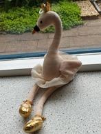 Zwaan met gouden kroon en balletschoenen merk Jellycat, Kinderen en Baby's, Speelgoed | Knuffels en Pluche, Ophalen of Verzenden