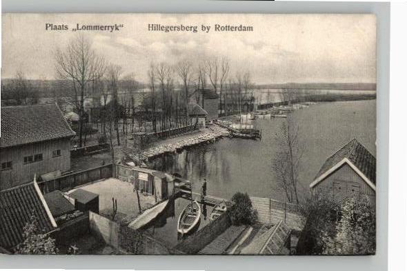 Hillegersberg Plaats Lommerrk, Verzamelen, Ansichtkaarten | Nederland, Gelopen, Zuid-Holland, Voor 1920, Verzenden