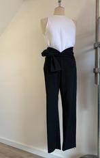 Sarah Pacini broek pantalon met ceintuur zwart maat 2 = 38/M, Maat 38/40 (M), Verzenden, Sarah Pacini, Zwart