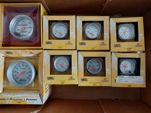 "Autometer" tellerset 8 delig voor o.a Chevrolet enz., Auto-onderdelen, Dashboard en Schakelaars, Chevrolet, Ophalen