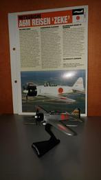 Delprado - Mitsubishi A6M2 ZERO - schaal 1:97, Overige merken, 1:72 tot 1:144, Ophalen of Verzenden, Zo goed als nieuw