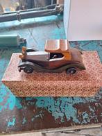 Vintage Houten Auto met Doos, Antiek en Kunst, Antiek | Speelgoed, Ophalen of Verzenden