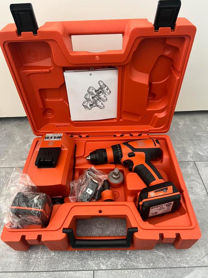 FEIN ASCM 12 accuschroefboormachine met 4 versnellingen, Doe-het-zelf en Verbouw, Gereedschap | Boormachines, Zo goed als nieuw