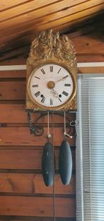 comtoisse vouw slinger, spillegang uurwerk, Antiek en Kunst, Ophalen of Verzenden