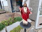 antiek groot heilig hard jezus christus beeld, Antiek en Kunst, Ophalen of Verzenden