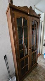 Boekenkast met glazen deuren, Ophalen, Met plank(en), Gebruikt, 100 tot 150 cm