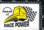 Sticker: MAN - Race Power, Ophalen of Verzenden, Zo goed als nieuw, Bedrijf of Vereniging