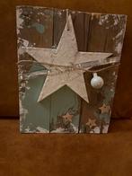 Houten kerstbord - kerst, Antiek en Kunst, Ophalen