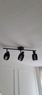 Moderne zwarte hanglamp met 3 lampen, Ophalen of Verzenden, Zo goed als nieuw, Metaal, Modern